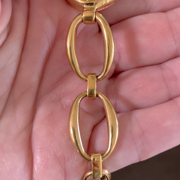 MARC JACOBS Swiss Analog Gold Watch Oval Link Bracelet MJ1106 Stainless Steel - Picture 4 of 6